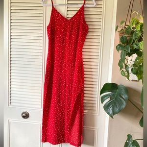 Floral cami slip dress